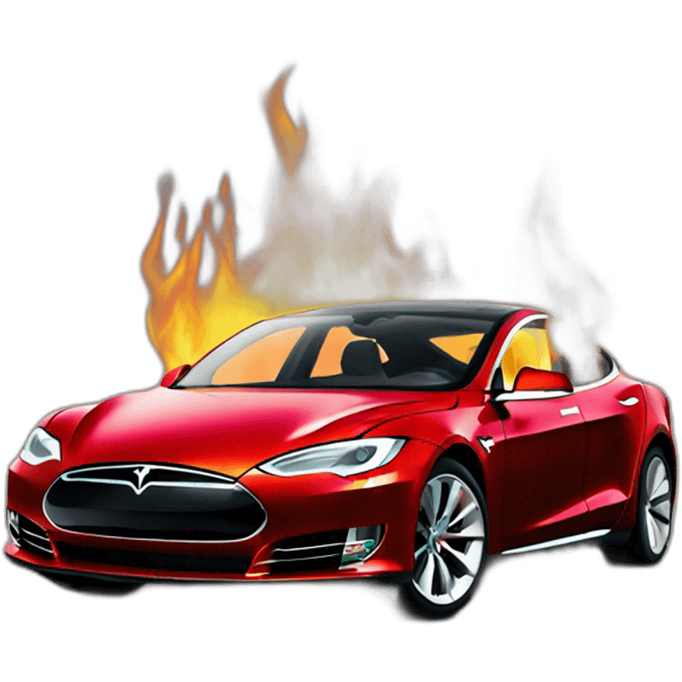 Tesla-fire emoji