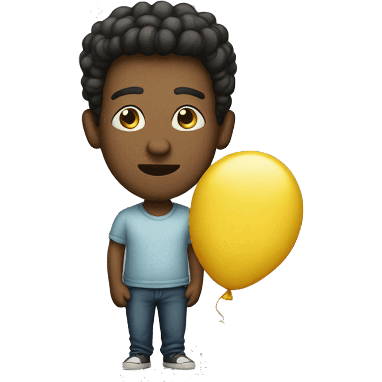 Human like balloon emoji