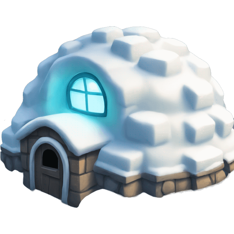 igloo + cool hacker emoji