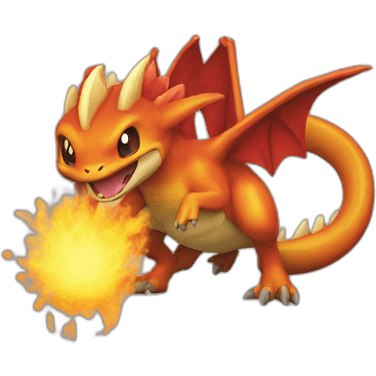 Dracaufeu pokémon emoji