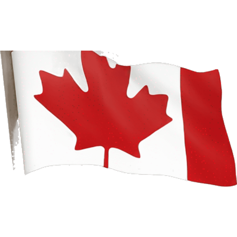 canadian flag not waving emoji