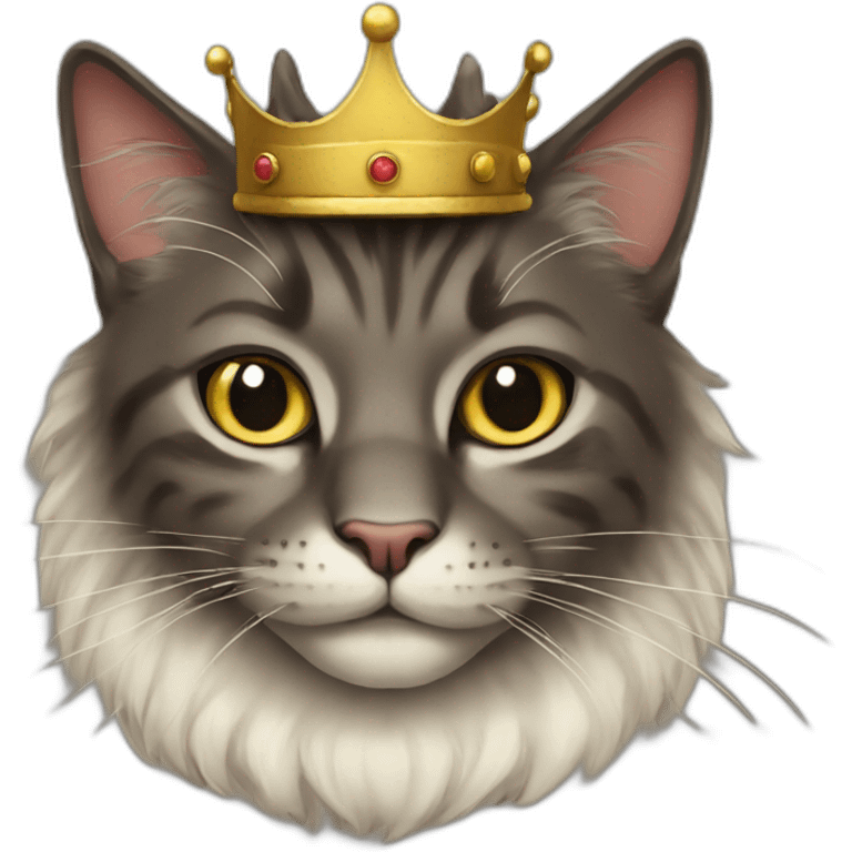 King cat emoji