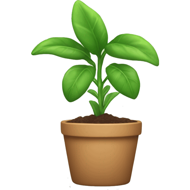 Plant with purol emoji