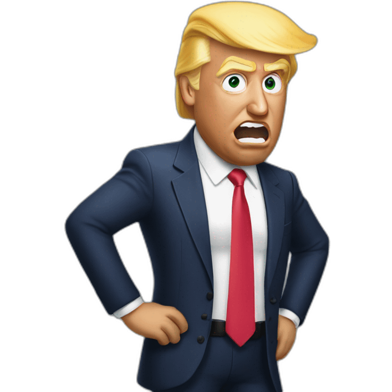 Donald Trump embarrassing emoji