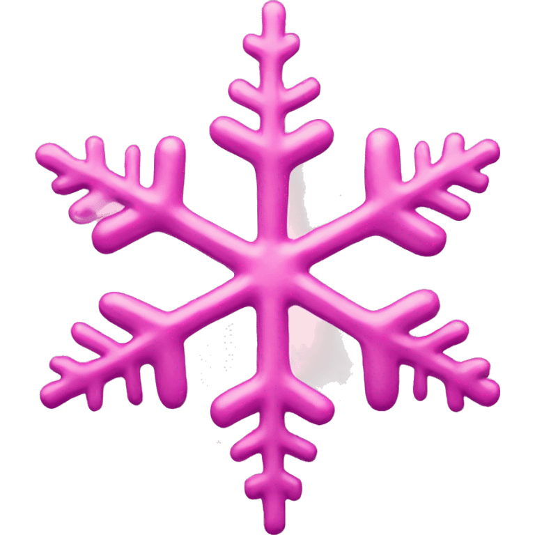 pink snowflake emoji