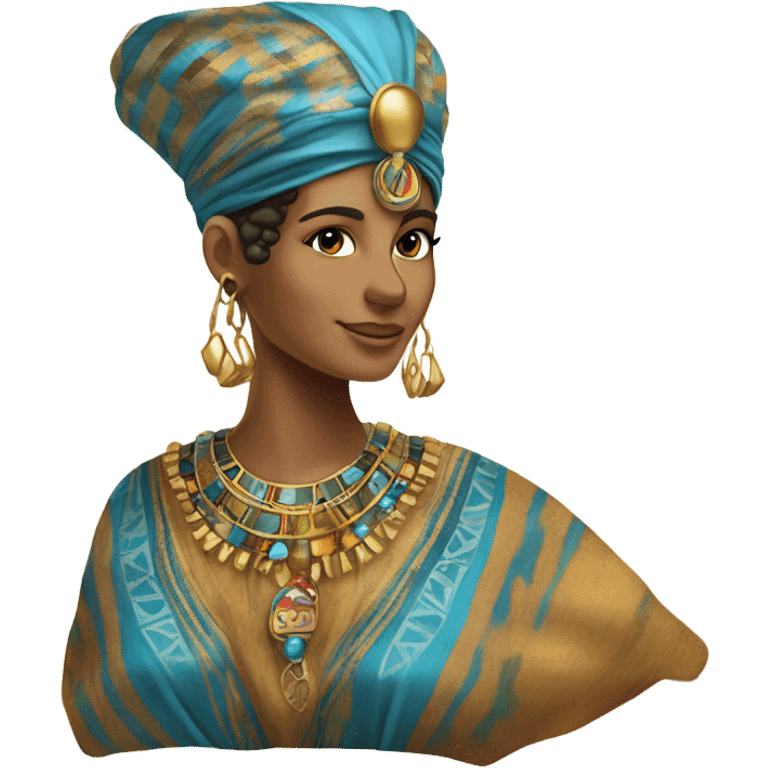 egyptian with traditional costume emoji