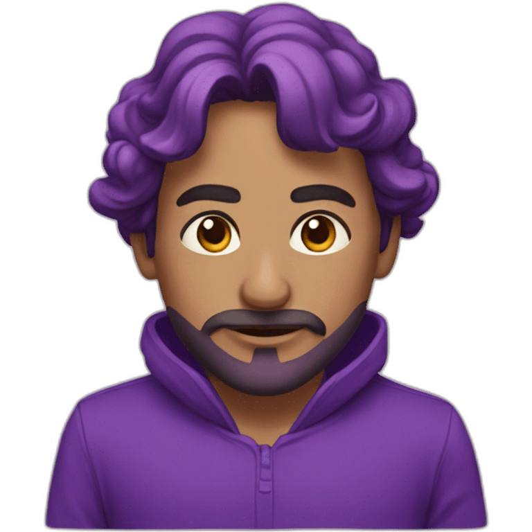 Lazo morado emoji