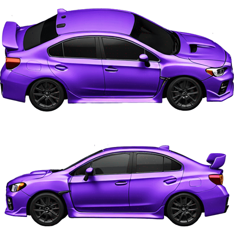 Purple Subaru wrx emoji