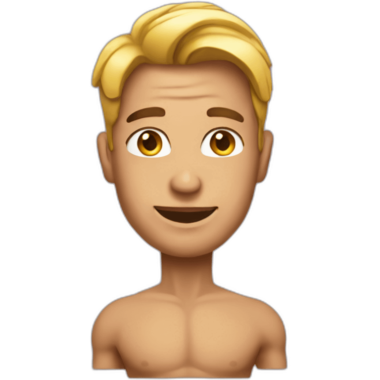 Male stripper emoji