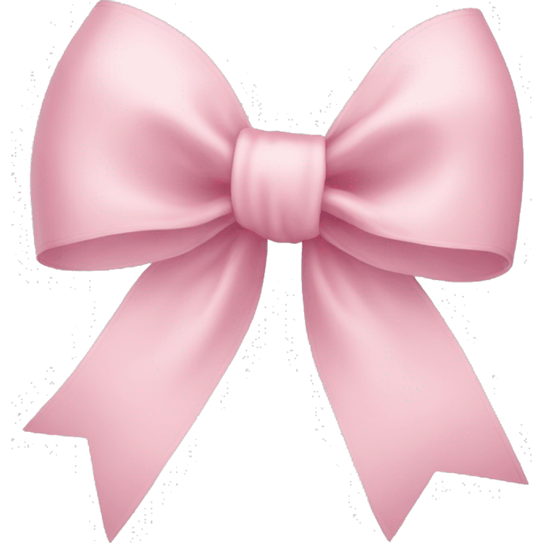 light pink ribbon bow emoji