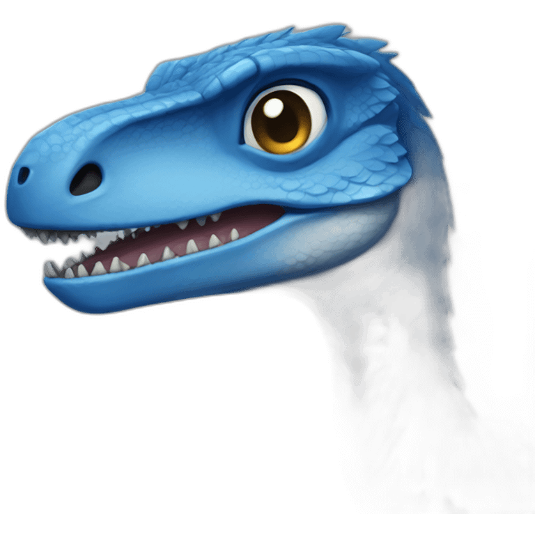 Blue The Velociraptor emoji