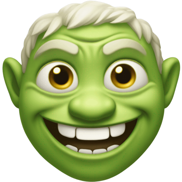 happy green ogre emoji