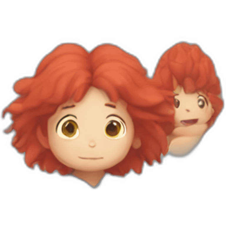 Ponyo sur la falaise emoji