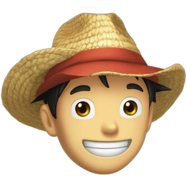 Le chapeau de luffy emoji