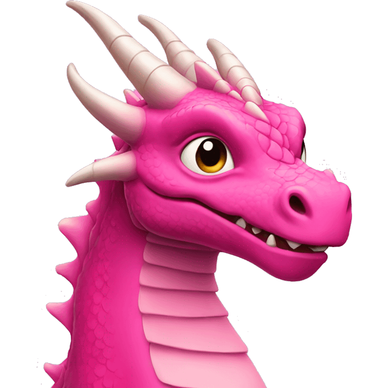 Pink dragon emoji