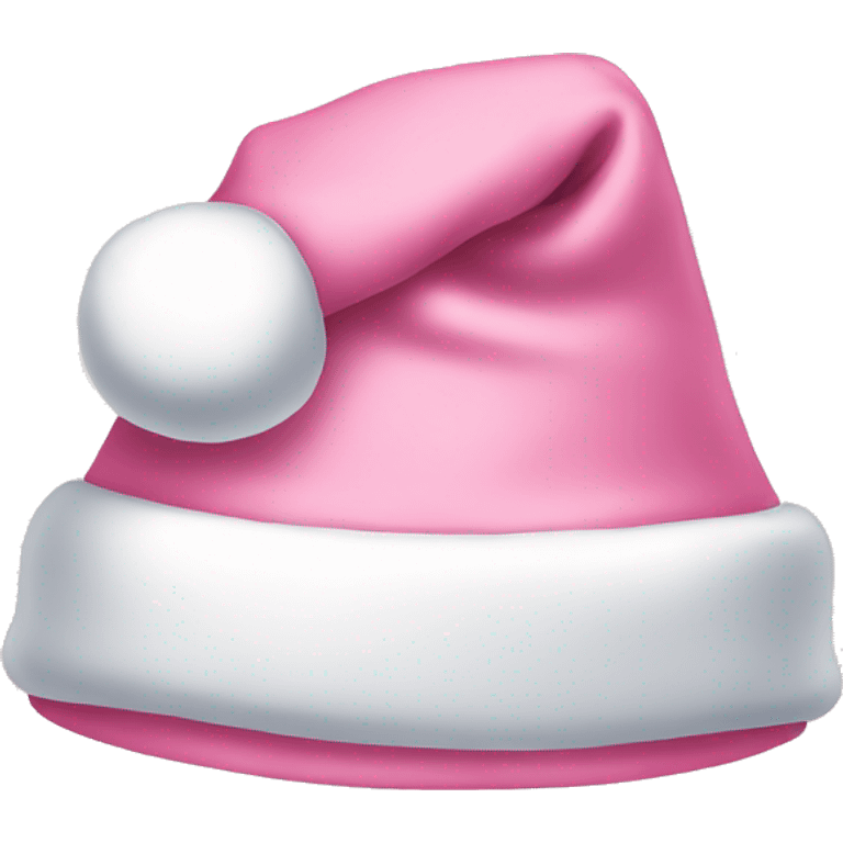 light pink cute santa hat emoji