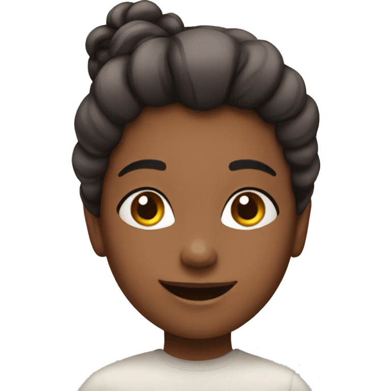 Positive girl for new year emoji