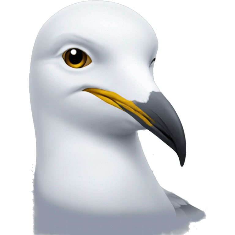 Seagull face emoji