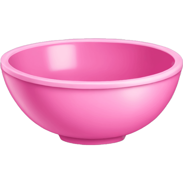 Pink bowl emoji