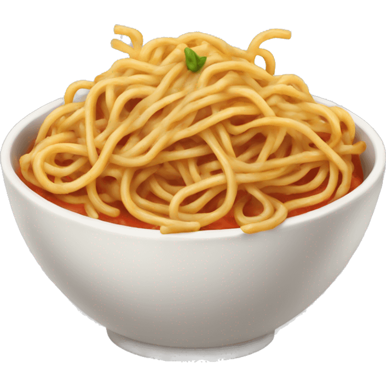 bowl of spaghetti with legs running emoji