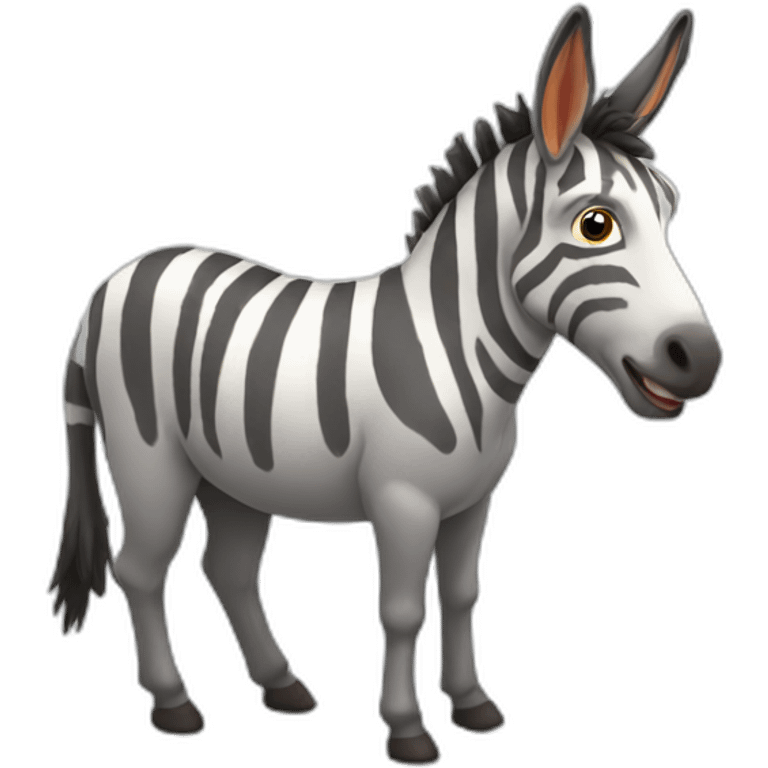 zeebra donkey emoji