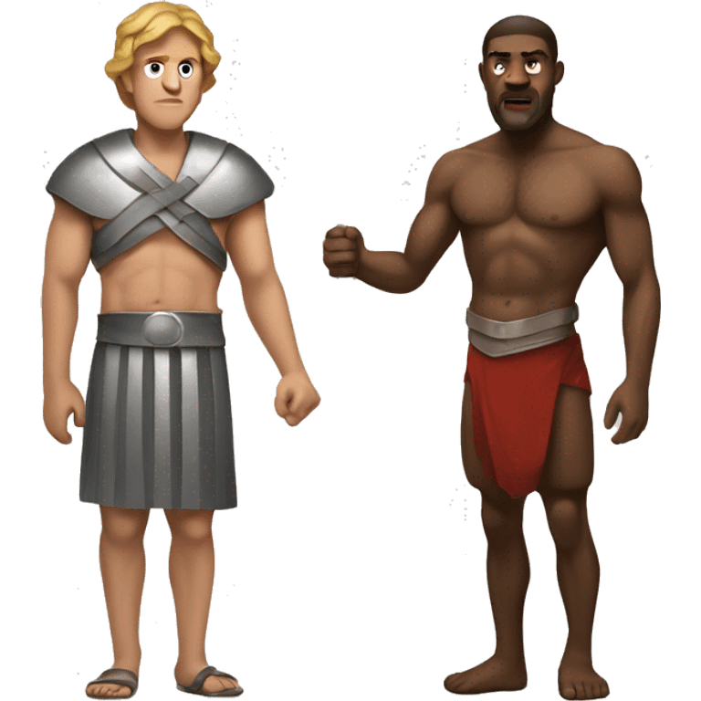 david vs goliath  emoji