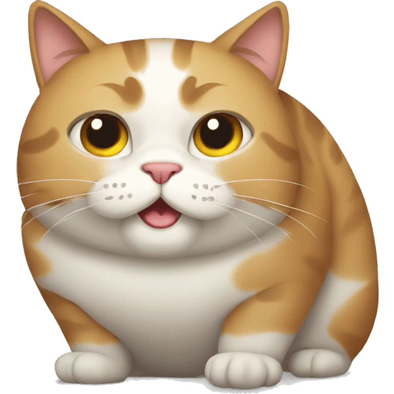 Massive overweight cat  emoji