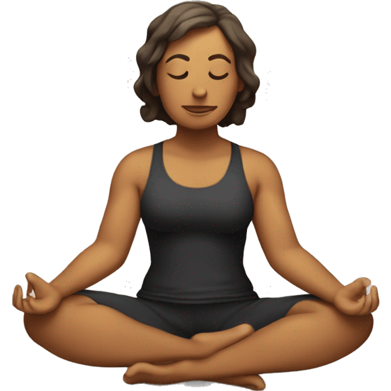 yoga padmasana emoji