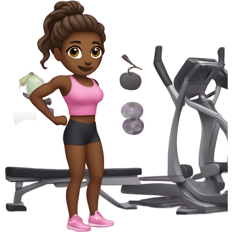 girly gym easthetic emoji