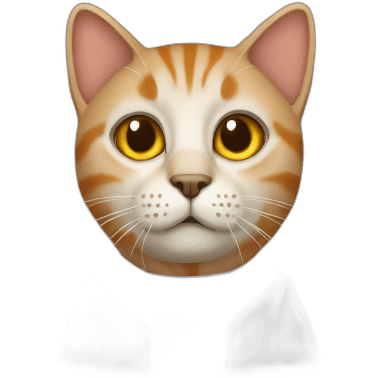 cat orange prison suit emoji