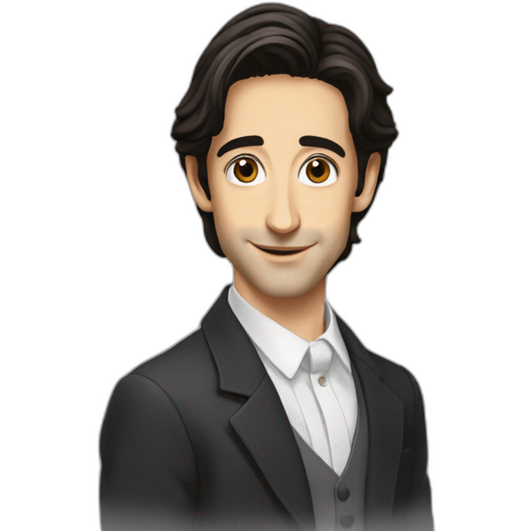 young adrien brody emoji