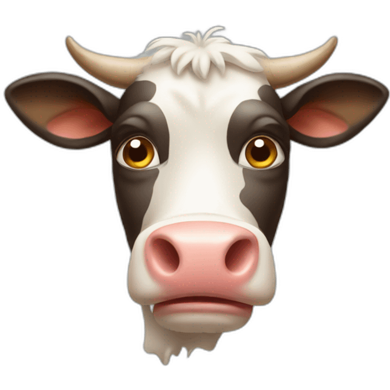 ugly cow emoji