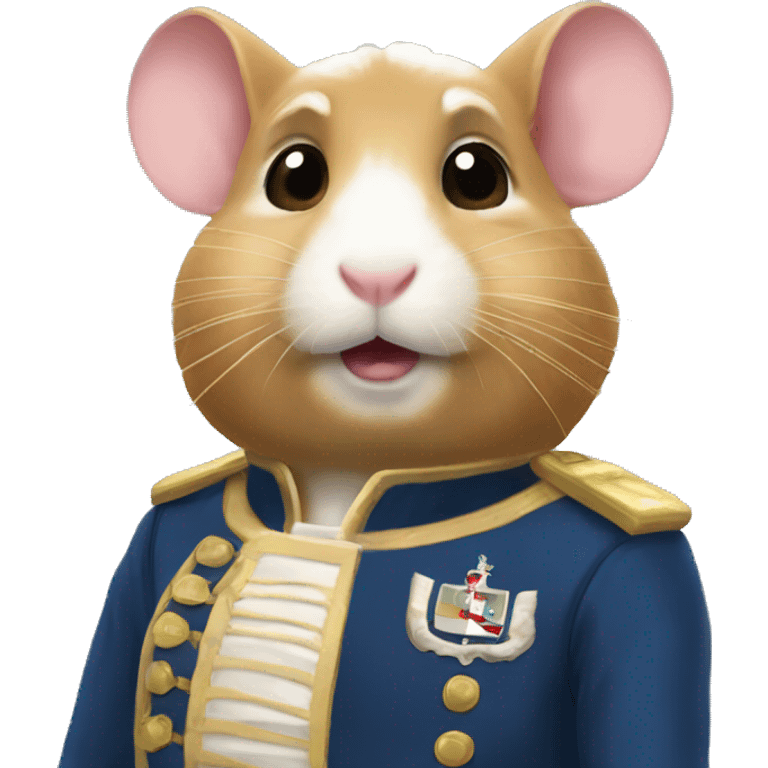 Make a admiral hamster emoji