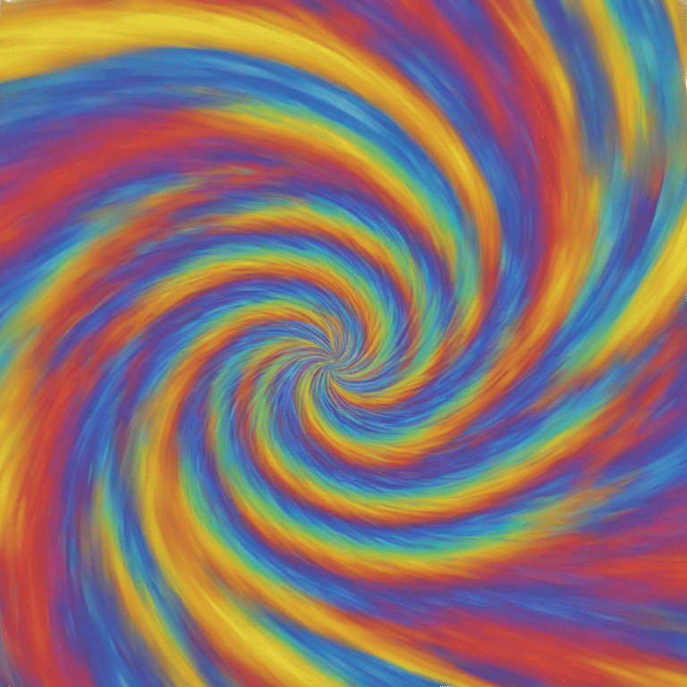 rainbow swirl abstract tornado emoji