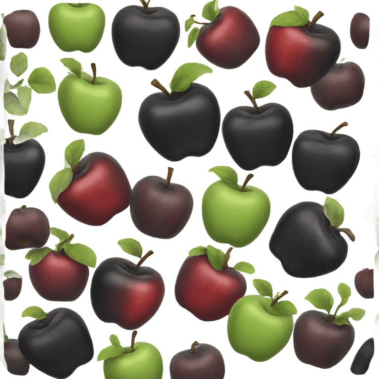 Black Apple emoji