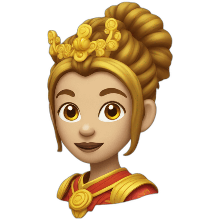 female MONKEY KING emoji