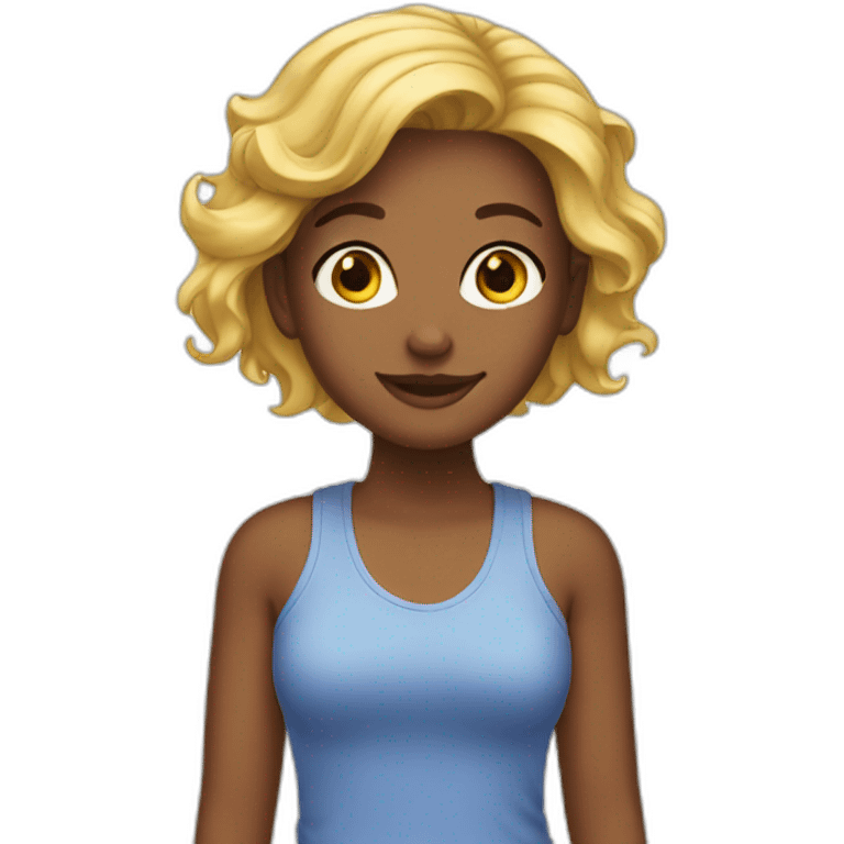 Girl from everything summer  emoji