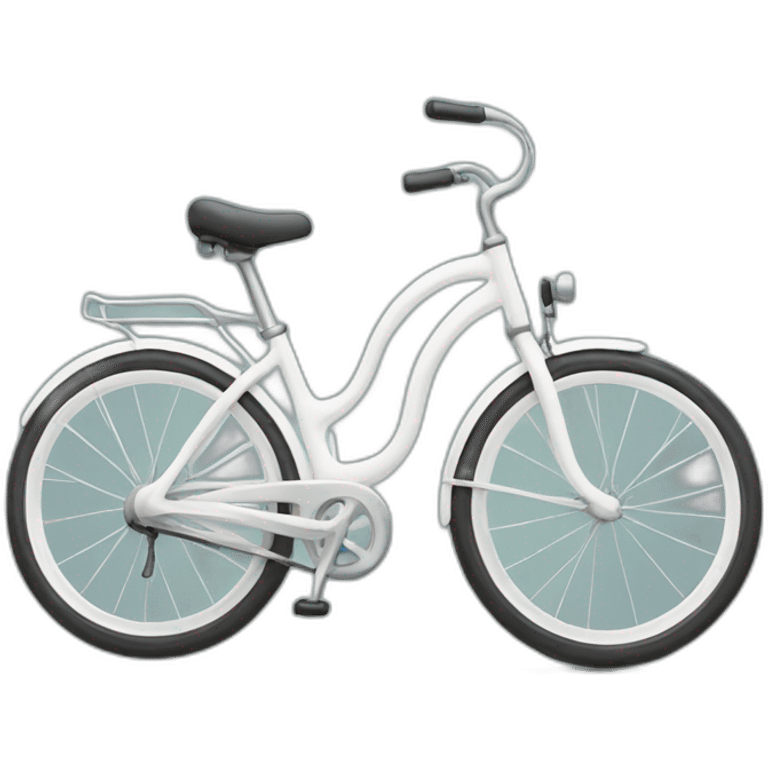 White bicycle emoji