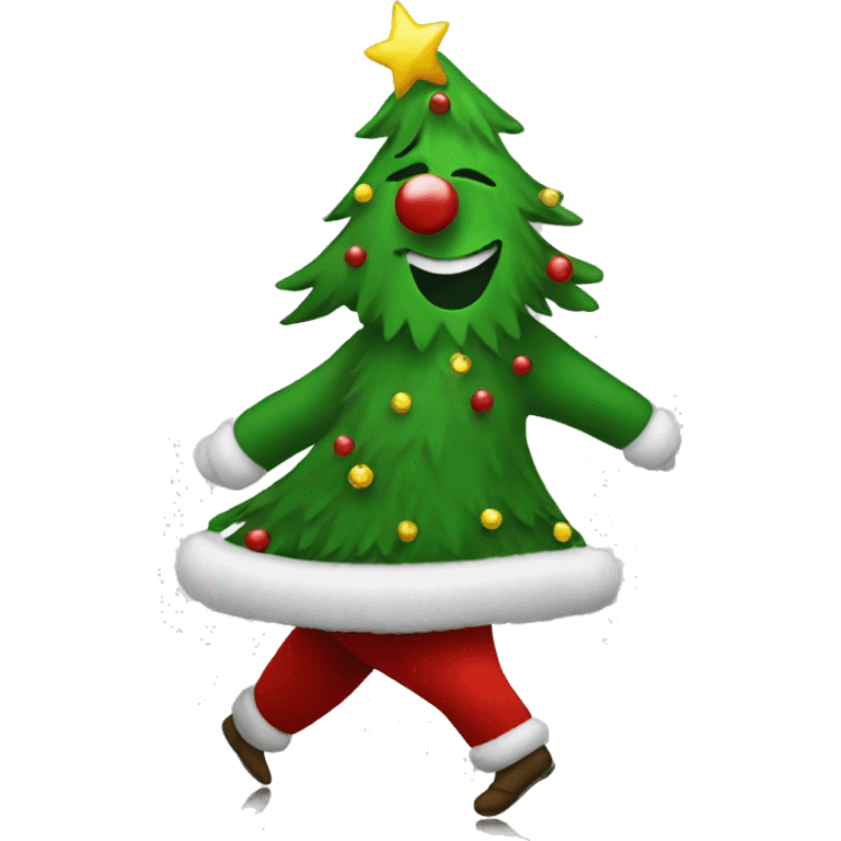 Christmas tree dancing  emoji