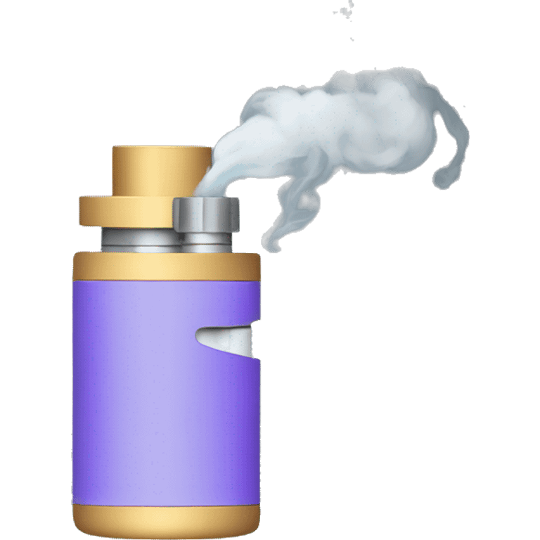 Vape with smoke emoji