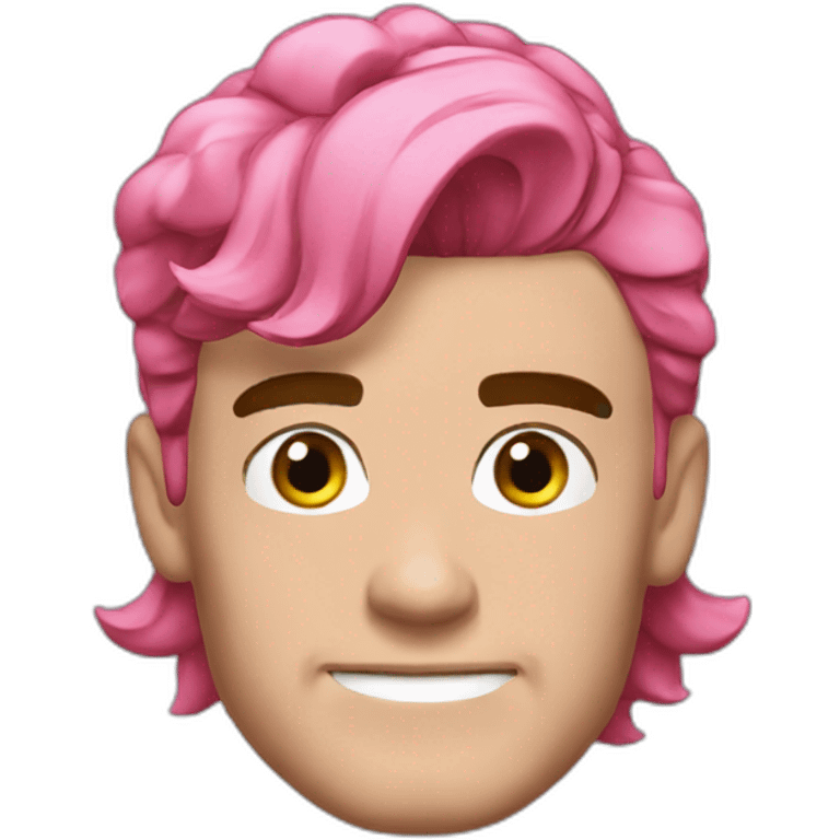 antoine griezmann pink hair  emoji