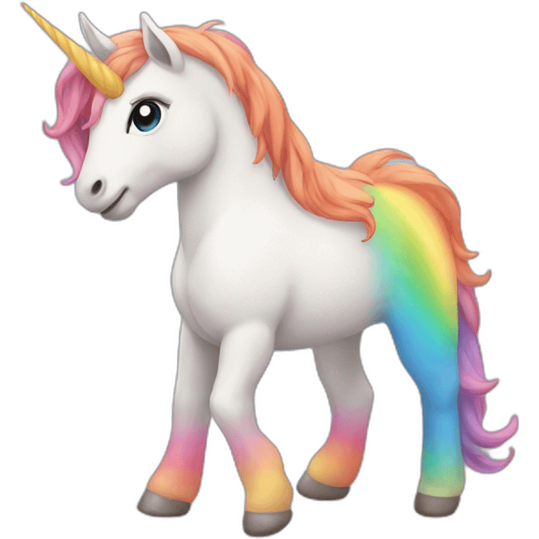 rainbow unicorn emoji