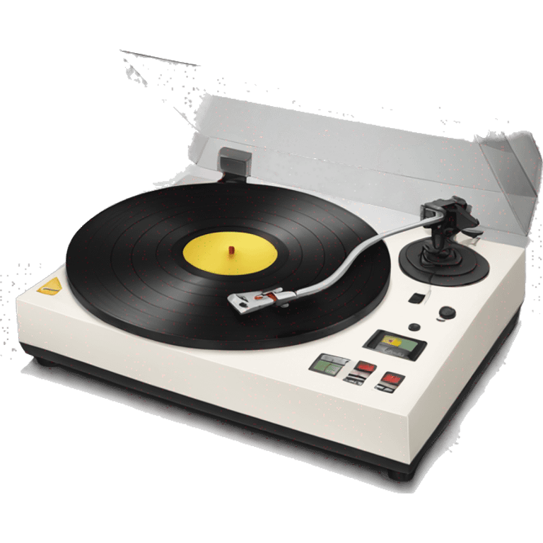 Classic turntable emoji