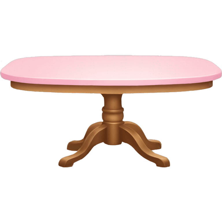 light pink table  emoji