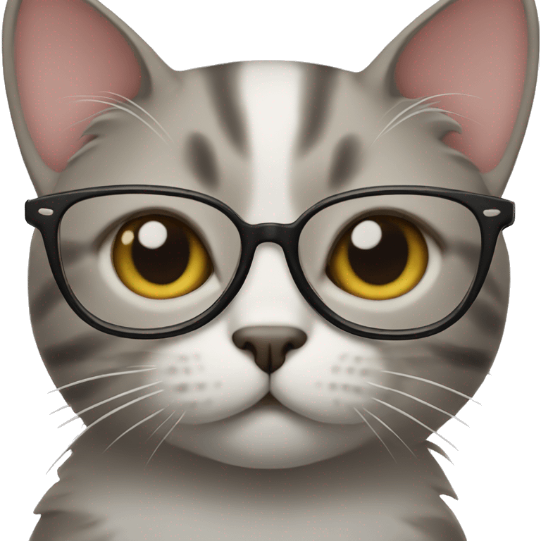 cat with glasses emoji