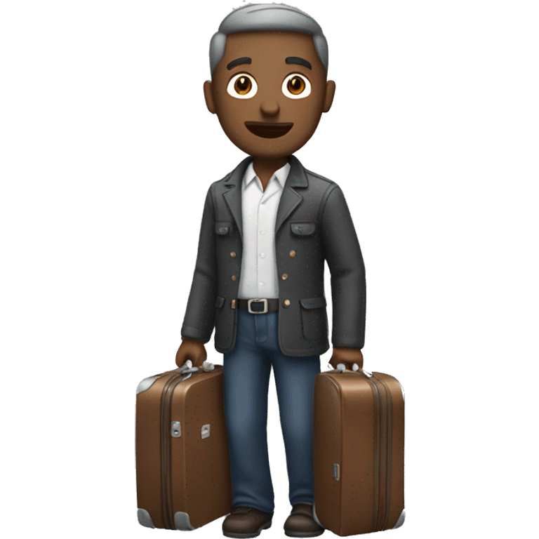  man with a suitcase emoji