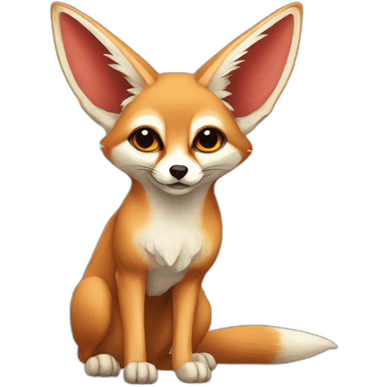 Red fennec emoji