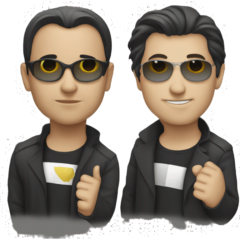 Neo and Matrix emoji