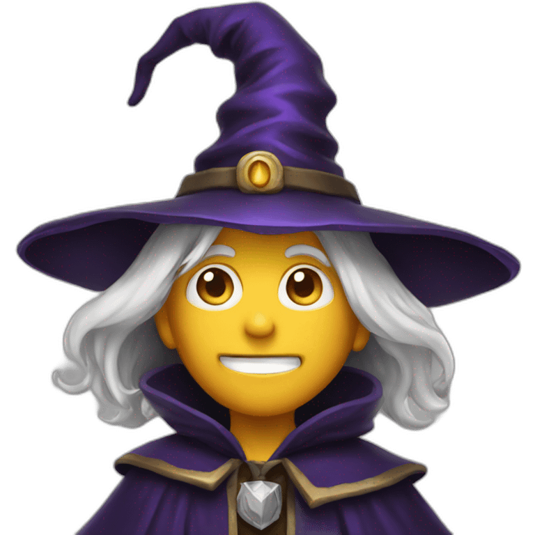 Halloween wizard emoji