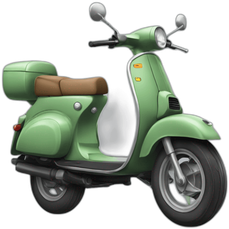 Scooter avec deux roues à l’avant emoji